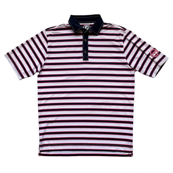 FootJoy Men’s Athletic Fit Dry Fit Golf Polo Shirt - Large - Picture 1 of 6